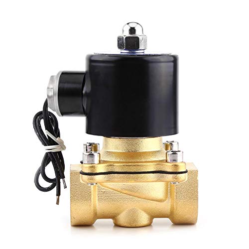 DC 24V 3/4 Zoll DN20 Messing Normalerweise geschlossenes elektrisches Magnetventil16W NC-Ventilschalterersatz für Wasser, Gas, Öl von Vikye