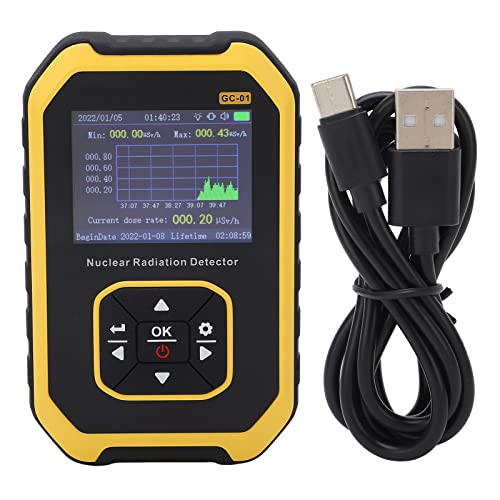 Geigerzähler, β γ X Ray Nuclear Radiation Detector Echtzeit-Überwachung LCD-Display Digitales Messgerät Zur Radioaktiven Detektion von Vikye