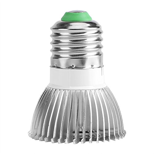 Vikye LED Wachstumslampe, Vollspektrum LED Wachstumslicht, 18W 18 LED Pflanzenlampe für den Innengarten, Familienbalkon Sämling/Zucht, Gewächshauspflanzung(E27) von Vikye