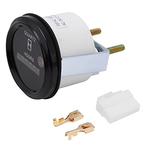 AC/DC 12-36V 6 Stelliger Quarz Betriebsstundenzähler, Quarzzeitzähler Stundenzähler Genauer Tester für Boote, Verschiedene Arten von PKW und LKW Motoren AC/DC 12-36V 6 Stelliger Quarz Betriebsstundenzähler, Quarzzeitzähler Stundenzähler Genauer Tester für Boote, Verschiedene Arten von PKW und LKW Motoren von Vikye