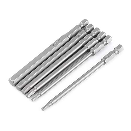 Schraubendreher Bit Set, 100mm 1/4 Zoll Sechskant Schaft Elektrische Schraubendreher Werkzeuge Magnetische Schraubendreher Bit 6pcs von Vikye