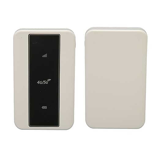 Vikye 4G LTE Mobile Hotspot, 10 Benutzer Teilen, 150 Mbit/s Hochgeschwindigkeits-4G-Router, SIM-Kartensteckplatz, 2100 MAh Akku, für Laptop, Tragbarer WLAN-Router von Vikye