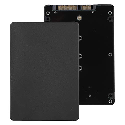 Vikye Adapter, M.2 NGFF SSD zu 2.5 Konverter Solid State Drive Adapter für Desktop oder Laptop (Schwarz) von Vikye