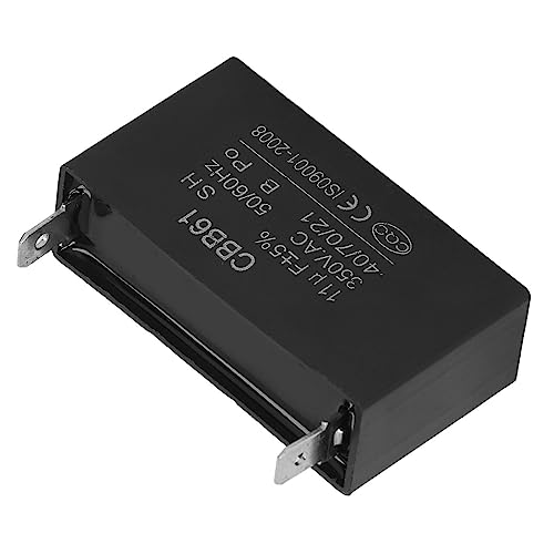 Vikye Benzingeneratorkondensator CBB61 Safer und Stabiler Motorkondensator für Klimaanlage, Kühlschrank 350 V ABS -Material von Vikye