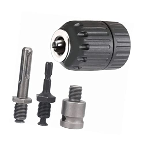 Vikye Compact Impact Drill Chuck Adapter Set Proof Finish für Holz- und Aluminiumplattenbohrungen, Geeignet für die Meisten Marken von Impact -Schraubenschlüssel und Hammerbohrungen von Vikye