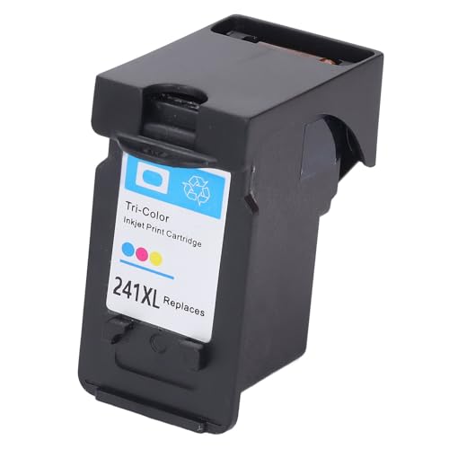 Vikye Drucker-Tintenpatrone, Ersatz-Tintenpatronenteil für Satte Farben und Lebendige Details, Erweiterte Seitenleistung für Verschiedene Drucker (CL241XL Farbe) von Vikye