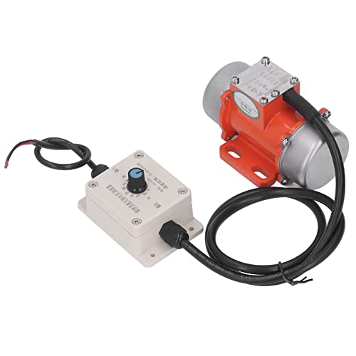 Vikye Elektrischer Beton Vibrator Einstellbar Bürstenloser DC -Vibrationsmotor für Effiziente Bauarbeiten IP65 -Schutzklasse für Bergbau und Metallurgie Arbeiter Rotes Kupfer (DC24V) von Vikye