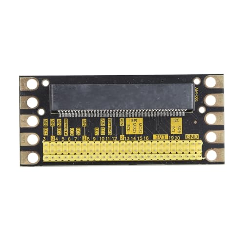 Vikye Erweiterungsplatine für Micro Bit, IO SPI-Schnittstellen Plug and Play, PCB-Modulplatine mit DC3,3-V-Stromversorgung für Module der Bit-Serie Vikye Erweiterungsplatine für Micro Bit, IO SPI-Schnittstellen Plug and Play, PCB-Modulplatine mit DC3,3-V-Stromversorgung für Module der Bit-Serie von Vikye