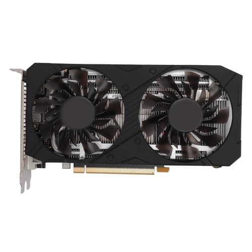 Vikye Gaming-Grafikkarte, 4 GB GDDR5 GTX 960 128 Bit Dual-Lüfter-Gaming-Grafikkarte, Desktop-PC-GPU-Grafikkarte Unterstützt HD-Multimedia-Schnittstelle DisplayPort DVI von Vikye