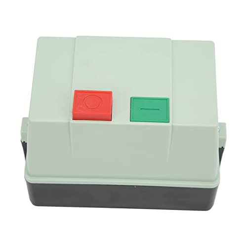 Vikye Magnetischer Elektromotor-Starter für Ein Phase und 3 Phase 23-32A, Überlastschutzregelschalter für Luftkompressor- und Wasseranwendungen, ABS-Schale, Einfacher Betrieb für Hausangestellte von Vikye