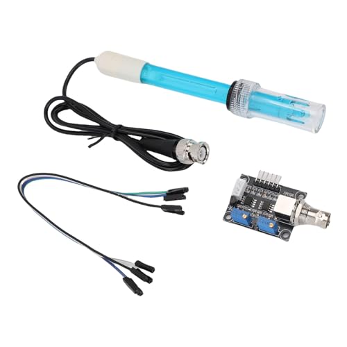 Vikye PH-Modulsondenkit, PH0-14-Werterkennungssensormodul + PH-Elektrodensonde, Testermesser Kit für Aquarium Hydroponics Plant Pool Spa Eingestellt Vikye PH-Modulsondenkit, PH0-14-Werterkennungssensormodul + PH-Elektrodensonde, Testermesser Kit für Aquarium Hydroponics Plant Pool Spa Eingestellt von Vikye