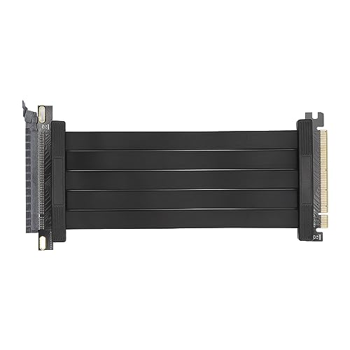 Vikye Riser-Kabel PCI-E 4.0 X16, 180 Grad Hochgeschwindigkeits-vergoldetes PCI Express Gen4 GPU-Riser-Kabel, Passend für RTX3090 RTX3080ti RTX3070 (7,9 Zoll Länge) von Vikye
