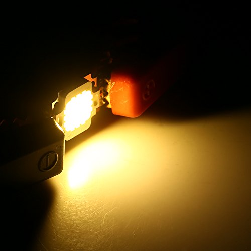 Vikye SMD-Chip-Licht, 10 Stück SMD-Chip-Glühbirne Hochleistungs-LED-Chip Warm/kalt weiß SMD-Chip COB-Lampe Langlebig (Warmweiß) von Vikye