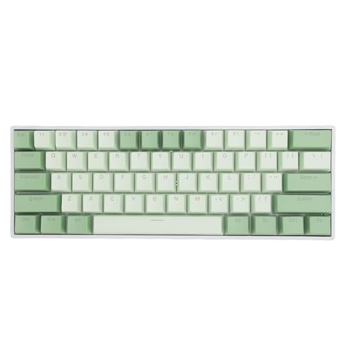 Vikye Schreibmaschinentastatur, 61 Tasten, 3 Modi, Mechanische Gaming-Tastatur mit Dynamischer RGB-Hintergrundbeleuchtung, Hot-Swap-fähiger Blauer Schalter für PC-Laptop von Vikye