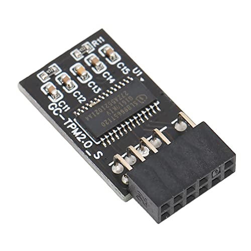 Vikye TPM 2.0-Modul, 12-Pin-LPC-Schnittstelle, Remote-Kartenverschlüsselung, Sicherheitsmodul, Geeignet für GIGABYTE für Windows 11-Motherboards Vikye TPM 2.0-Modul, 12-Pin-LPC-Schnittstelle, Remote-Kartenverschlüsselung, Sicherheitsmodul, Geeignet für GIGABYTE für Windows 11-Motherboards von Vikye