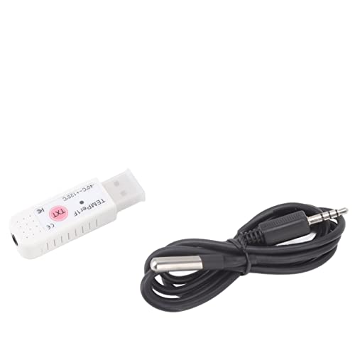 Vikye USB-Thermometer, USB-Computer-Temperatursensor, Datenlogger, Temperaturalarm für die Überwachung von Computerräumen und Lagern von Vikye