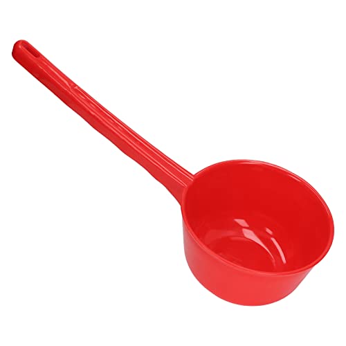 Vikye Verdickte Plastikwasserschaufel mit Großer Kapazität Verlängerter Griffkelle für Garten Badezimmer Küche (Rot) von Vikye