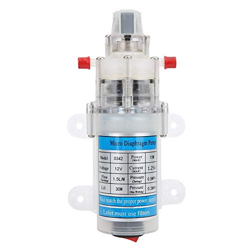 Wasserpumpe, 12V 15W Mute Wasserpumpe in Lebensmittelqualität Selbstansaugende DC-Mikromembranpumpe Wasserpumpe, 12V 15W Mute Wasserpumpe in Lebensmittelqualität Selbstansaugende DC-Mikromembranpumpe von Vikye