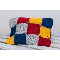 Gehäkelte Kissenhülle, Handgemachte Kleine Gehäkelte Vintage Sofakissen, Wohndekoration, Retro, Boho Kissen Gehäkelte Kissenhülle, Handgemachte Kleine Gehäkelte Vintage Sofakissen, Wohndekoration, Retro, Boho Kissen von VilRaVintage