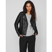 Vila Lederimitatjacke "VICARA COATED JACKET - NOOS" mit Biker Details Vila Lederimitatjacke "VICARA COATED JACKET - NOOS" mit Biker Details von Vila
