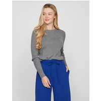 Vila Rundhalspullover "VICOMFY O-NECK L/S KNIT TOP/SU - NOOS" von Vila