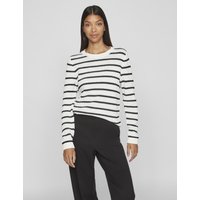 Vila Rundhalspullover "VIDALO O-NECK L/S STRIPE KNIT TOP- NOOS" von Vila