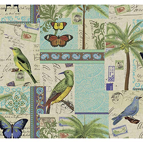 Vilber Vliestapete, Digitaldruck auf Vlies, PVC-frei, umweltfreundliche HP-Latex-Tinte. BIRDS Kollektion. Spezielle Breite 68 cm x Länge 10 m. Für 6,80 m². CHESS W-30 von Vilber