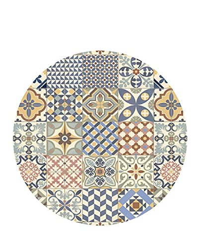 Vilber, Toledo Vinyl-Teppich, rund, Farbe 01, Durchmesser 97 cm von Vilber