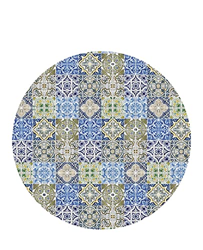 Vilber, Vinyl-Teppich, rund, Lissabon, Farbe 01, Durchmesser 155 cm von Vilber