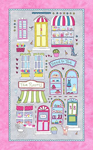 Vilber Kids Little Market Teppich, Vinyl, Mehrfarbig, 153 x 230 x 0.2 cm von Vilber