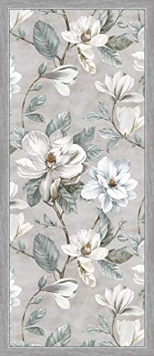 vilber Magnolia DU 01 78 x 180 Teppich, Vinyl, grau, 78 x 180 x 0.22 cm von Vilber