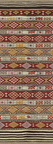 vilber Kilim 3001 Teppich, Vinyl, bunt, 52 x 140 x 0.22 cm von Vilber