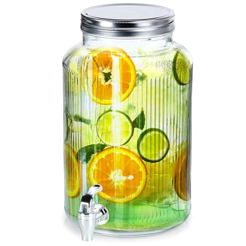 Glaskrug Getränkespender Glasspender mit Getränkehahn Hahn Zapfhahn Zapfhahnflasche 5,6 L Glaskrug Getränkespender Glasspender mit Getränkehahn Hahn Zapfhahn Zapfhahnflasche 5,6 L von Vilde