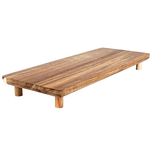 Holzbrett Schneidebrett Servierbrett mit Füßen 36x14,5x4 cm Holzbrett Schneidebrett Servierbrett mit Füßen 36x14,5x4 cm von Vilde