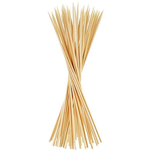 Schaschlikspieße Zahnstocher Holzspieße zum Grillen Grillschaschliks lang aus Bambusholz 50 Stück Set 35 cm von Vilde