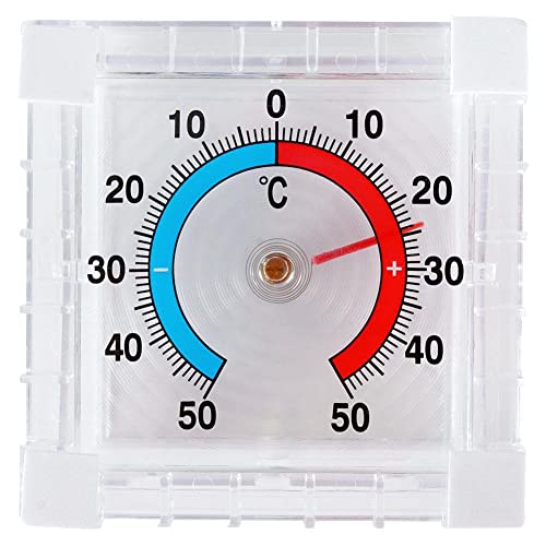 Selbstklebend Thermometer Fensterthermometer Außenthermometer 8x7,5 cm von Vilde