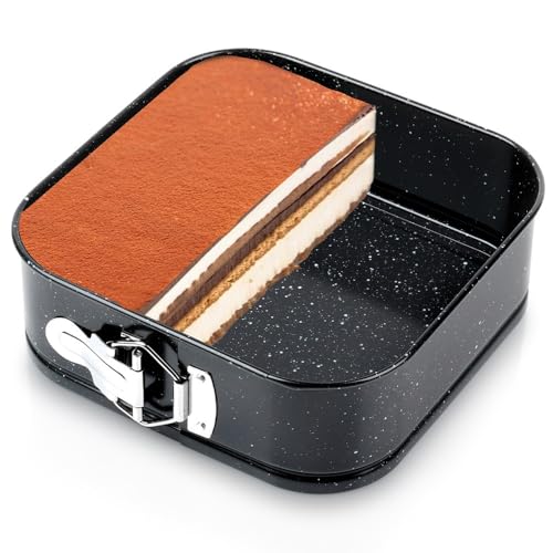 Vilde Backform Tortenform Granitform Kuchenform Springform aus Granit 20x20x6,8 cm von Vilde