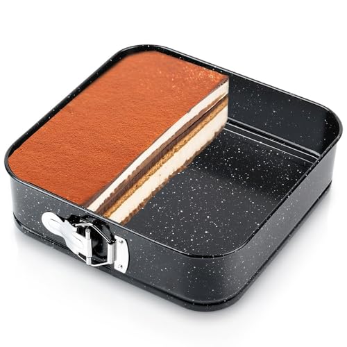 Vilde Backform Tortenform Granitform Kuchenform Springform aus Granit 24x24x6,8 cm von Vilde