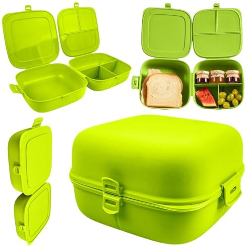Vilde Frühstücksbehälter Lunchbox Brotdose Frühstücksdose geteilt 2X 700 ml von Vilde