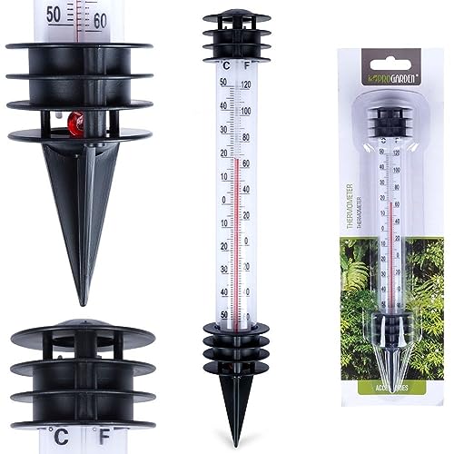 Vilde Gartenthermometer Außenthermometer Stabthermometer mit Erdspieß weiß 23 cm Vilde Gartenthermometer Außenthermometer Stabthermometer mit Erdspieß weiß 23 cm von Vilde