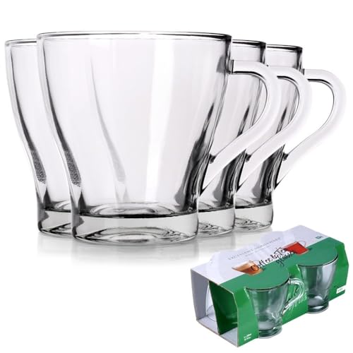 Vilde Gläser-Set Trinkgläser Wassergläser Saftgläser Glasbecher 280 ml 4 Stk. von Vilde