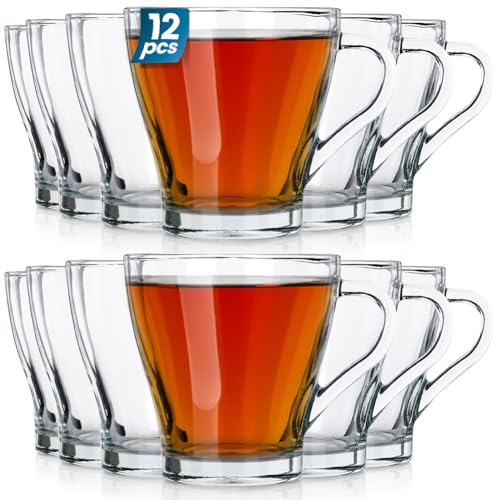 Vilde Gläser-Set Trinkgläser Gläser set Wassergläser Saftgläser Universalgläser als Wasser Glas I hohe Stoßfestigkeit Saftgläser Schorlegläser Longdrinkgläser Trinkgläser Glass - 280 ml - 12 teilig von Vilde