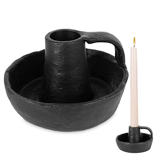 Vilde Kerzenhalter Kerzen-Halter Leuchter Kerzenleuchter Kerzenständer für eine Lange Kerze aus Aluminium schwarz 10x6cm Vilde Kerzenhalter Kerzen-Halter Leuchter Kerzenleuchter Kerzenständer für eine Lange Kerze aus Aluminium schwarz 10x6cm von Vilde