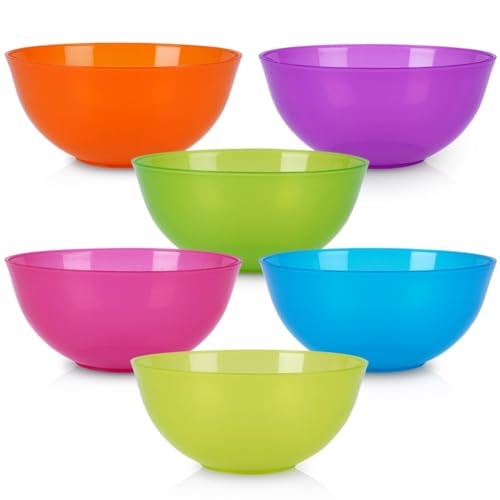 Vilde Plastikschälchen-Set Müslischale Kinderschälchen Kinderschüssel wiederverwendbar 450 ml 6 Stk. von Vilde