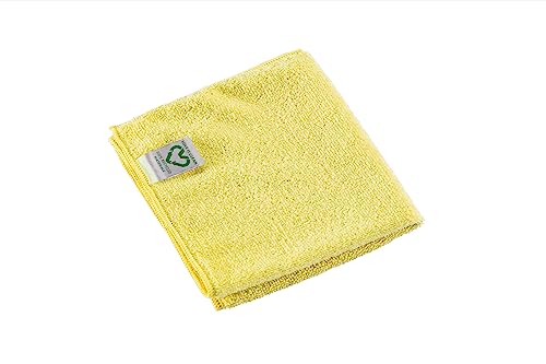 Vileda Professional Reinigungstuch, 100% recycelte Mikrofaser, 5 Stück, gelb von Vileda Professional