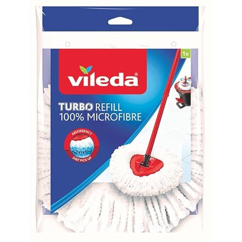 2 STÜCKE Vileda EasyWring & Clean Wischmop Ersatzbezug mit Microfaser Easy Wring von Vileda