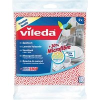 vileda Spültuch Mikrofaser 60 °C waschbar, 2 St. von Vileda