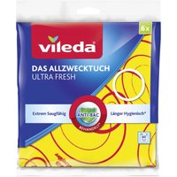 Vileda - Allzwecktuch 3D 6-er Pack, 34 x 34 cm Reinigen von Vileda