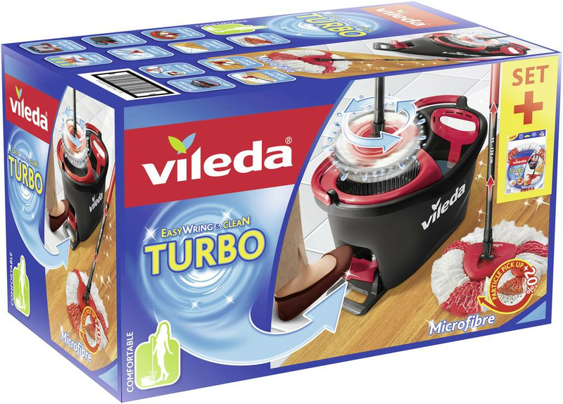 B-Ware Vileda Turbo Box Powerschleuder Bodenwischer Flachwischer Wisch Inkl. Ersatzkopf B-Ware Vileda Turbo Box Powerschleuder Bodenwischer Flachwischer Wisch Inkl. Ersatzkopf von Vileda