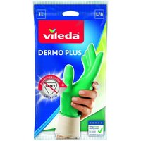 Vileda - Haushaltshandschuhe Dermo Plus Größe l Reinigungshandschuhe von Vileda